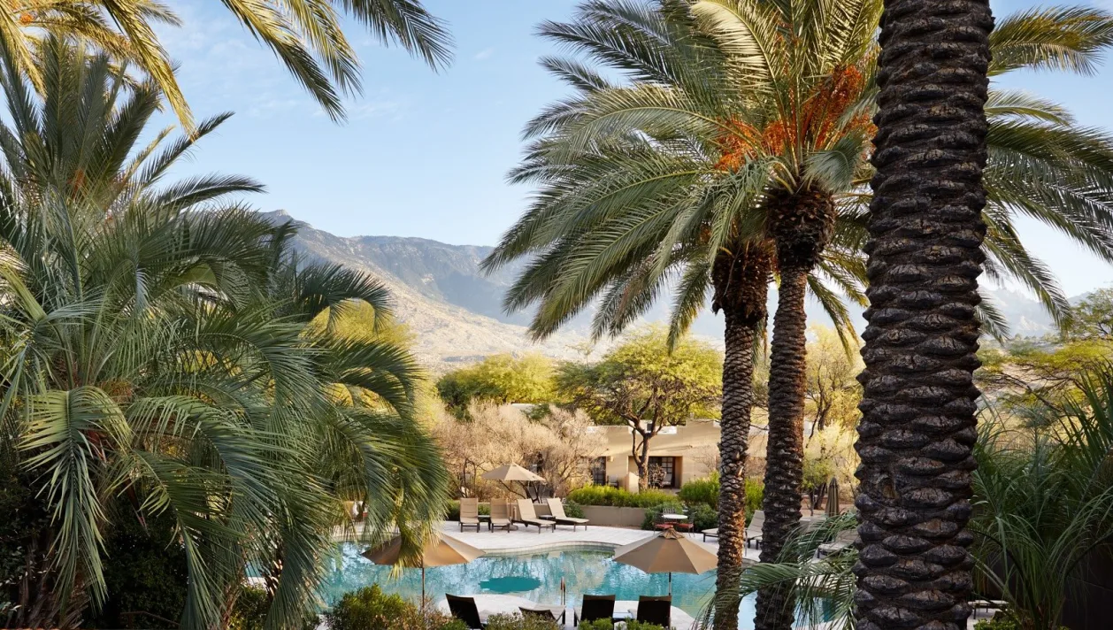 miraval all-inclusive resort arizona pool view